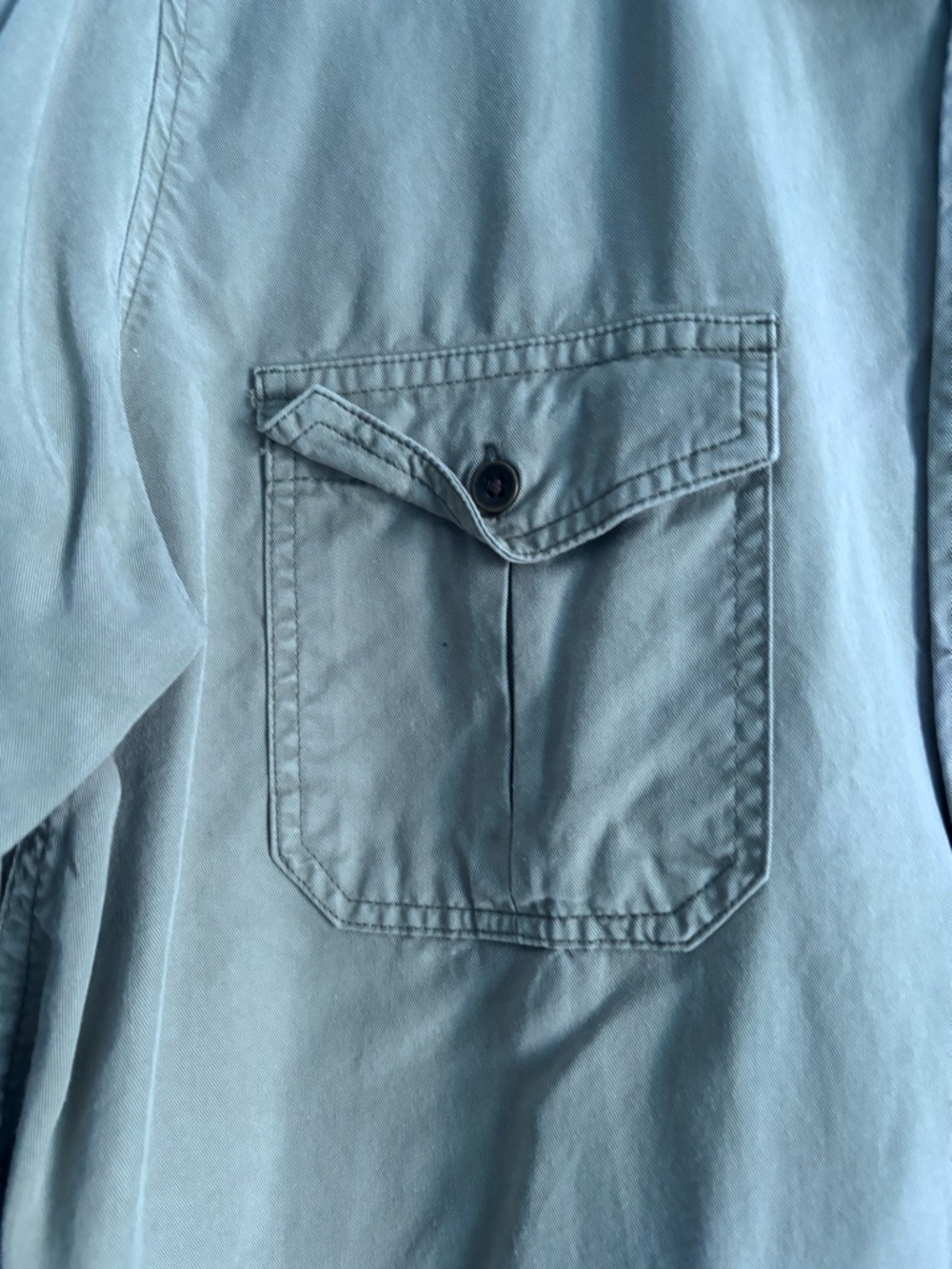 Universal Thread Sage Green Utility Shirt - Picture 2 of 5